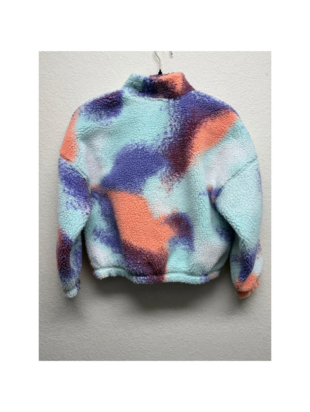 DSG Girls Cozy Fleece Full Zip Jacket Size L (14) Ice Cave Multi - Picture 4 of 4
